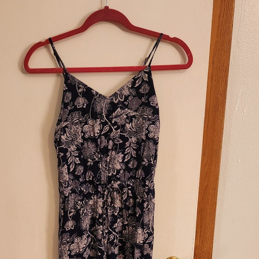 Jumpsuit Navy/White Floral